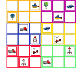 SUDOKU - DOPRAVA 6x6