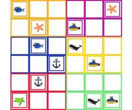 SUDOKU - MORE 6x6