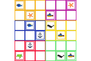 SUDOKU - MORE 6x6